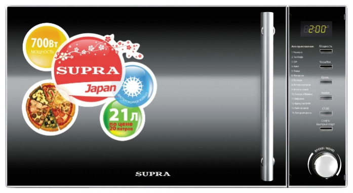 Микроволновая печь Supra MW-G2112TS