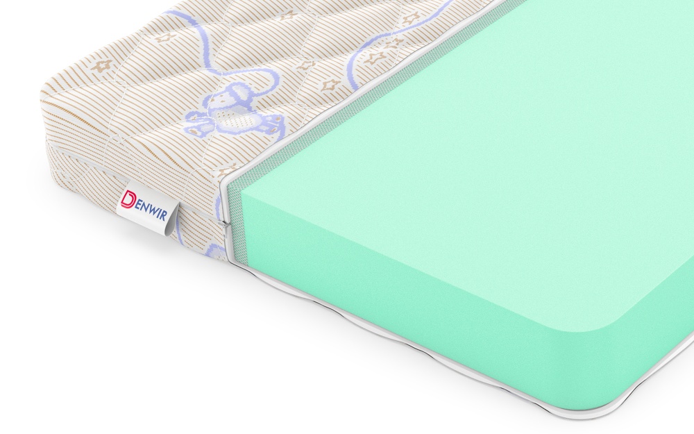 Детский матрас Denwir Baby Springless Eco Foam 10 (БЕБИ СПРИНГЛС ЭКО ФОМ 10) в магазине «На диване» в Якутске  — Выгодная цена