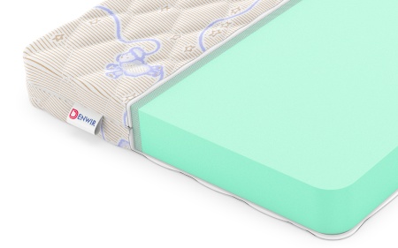 Детский матрас Denwir Baby Springless Eco Foam 10 (БЕБИ СПРИНГЛС ЭКО ФОМ 10) в магазине «На диване» в Якутске  — Выгодная цена